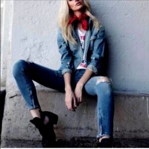 PISTOLA Anais Zip Cuff Skinny Jeans,